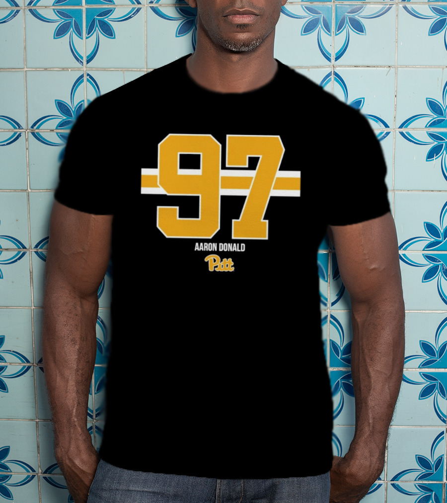 Aaron Donald 97 Pitt Panthers Football T-Shirt