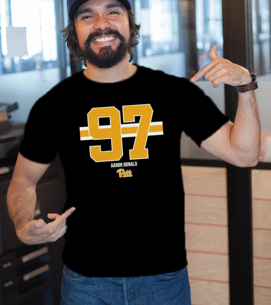 Aaron Donald 97 Pitt Panthers Football T-Shirt