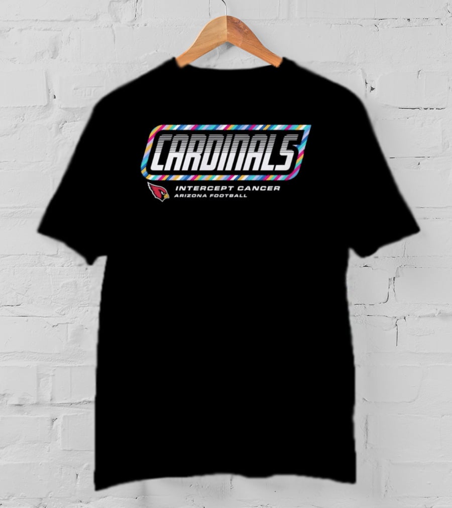 Arizona Cardinals Intercept Cancer 2026 Crucial Catch Arizona Football T-Shirt
