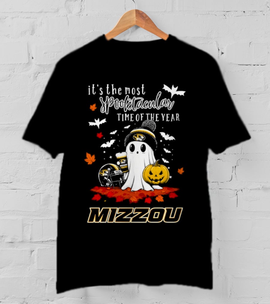 Mizzou Tigers Halloween Ghost 2026 It's The Most Spooktacular Time Of The Year T-Shirt