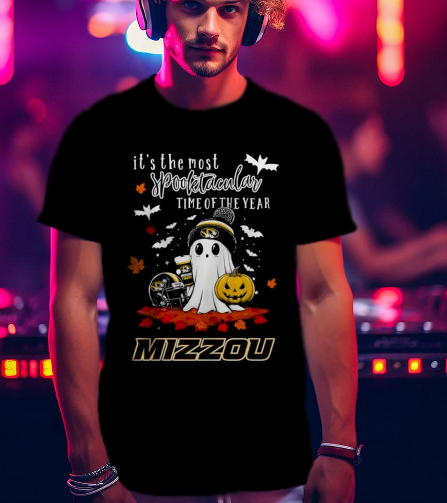 Mizzou Tigers Halloween Ghost 2026 It's The Most Spooktacular Time Of The Year T-Shirt