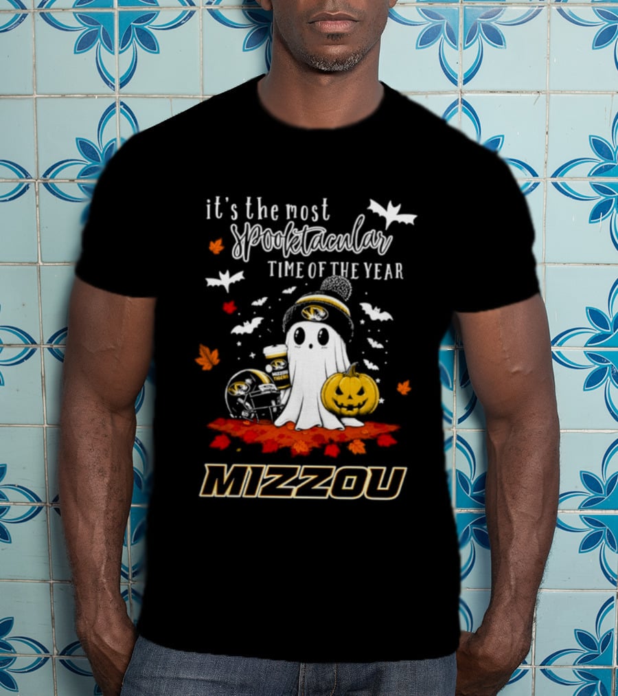 Mizzou Tigers Halloween Ghost 2026 It's The Most Spooktacular Time Of The Year T-Shirt