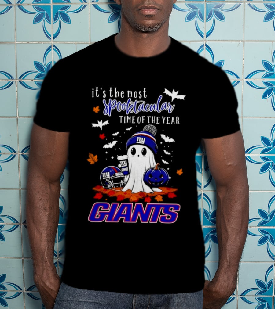 New York Giants Halloween Ghost Giants Spooktacular Time Of The Year 2026 T-Shirt