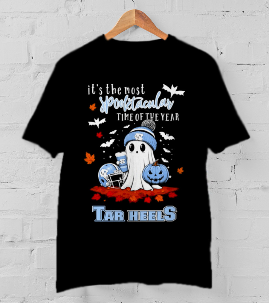 North Carolina Tar Heels Ghost Spooktacular Halloween 2026 Celebration T-Shirt