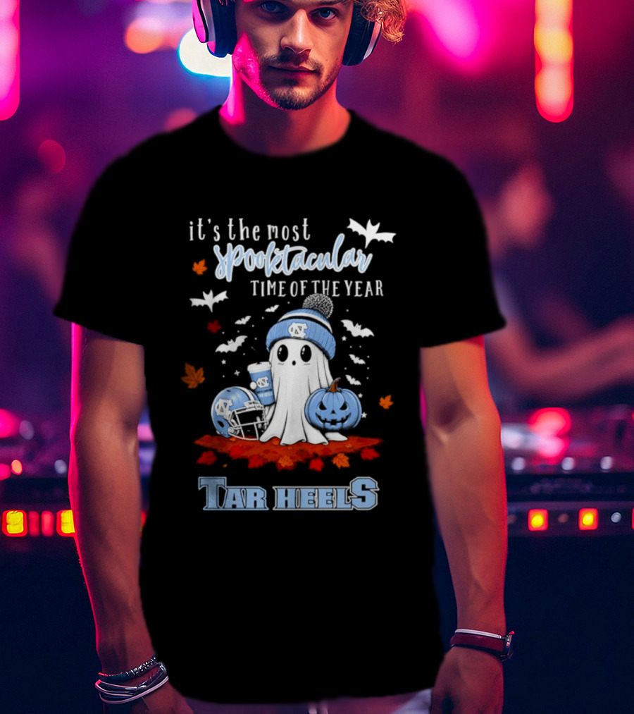 North Carolina Tar Heels Ghost Spooktacular Halloween 2026 Celebration T-Shirt