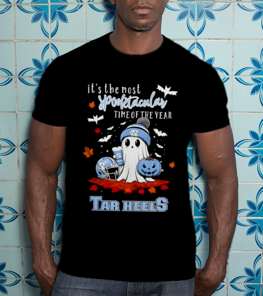 North Carolina Tar Heels Ghost Spooktacular Halloween 2026 Celebration T-Shirt