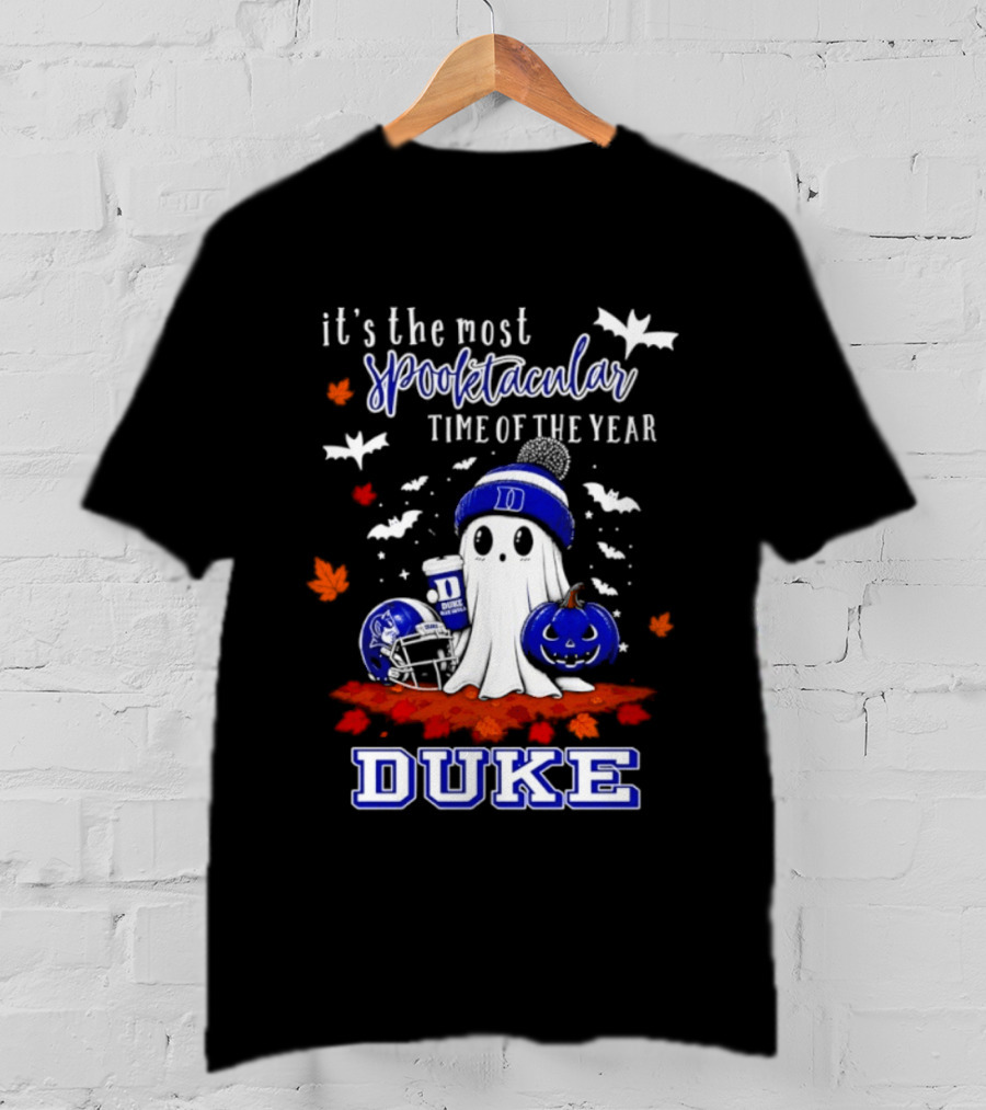 Duke Blue Devils Halloween Ghost Spooktacular Time Of The Year 2026 T-Shirt