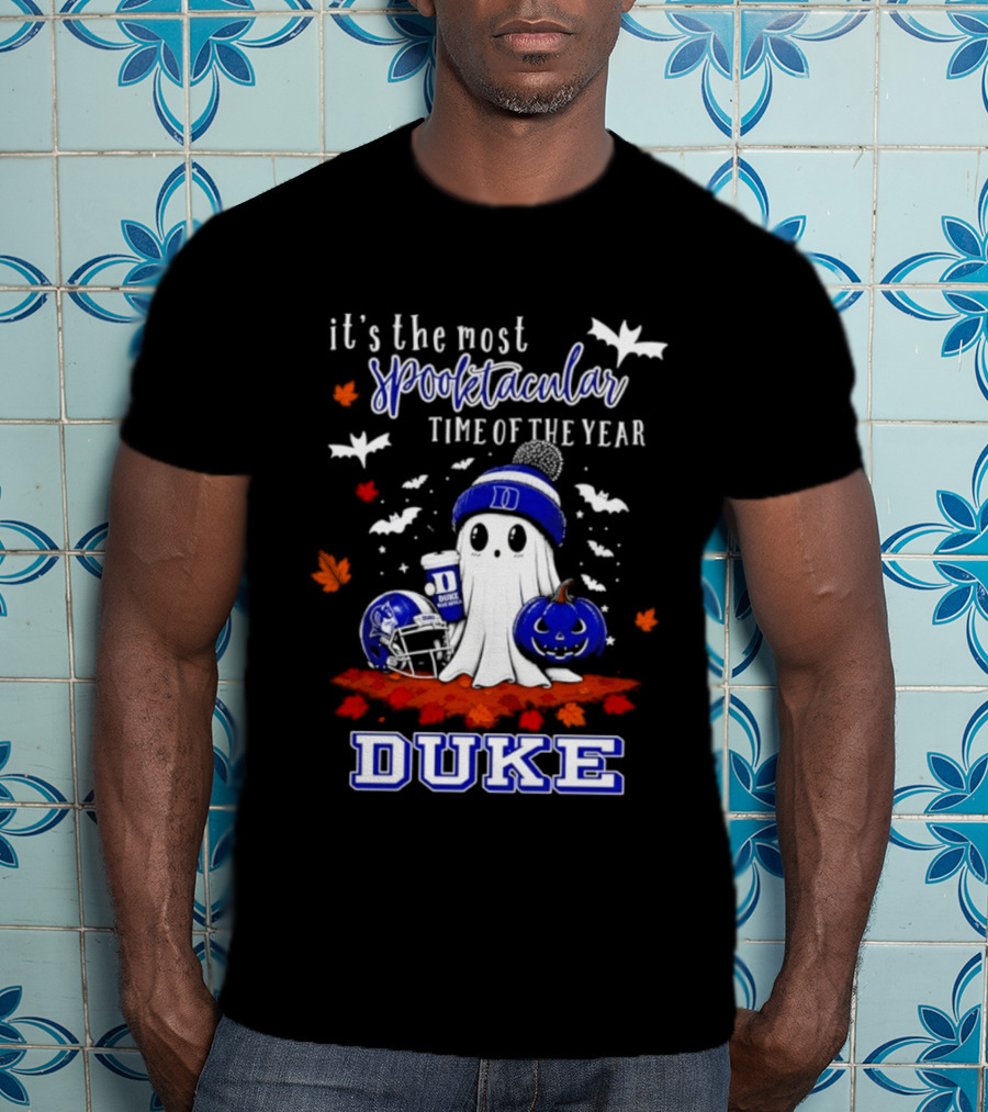 Duke Blue Devils Halloween Ghost Spooktacular Time Of The Year 2026 T-Shirt