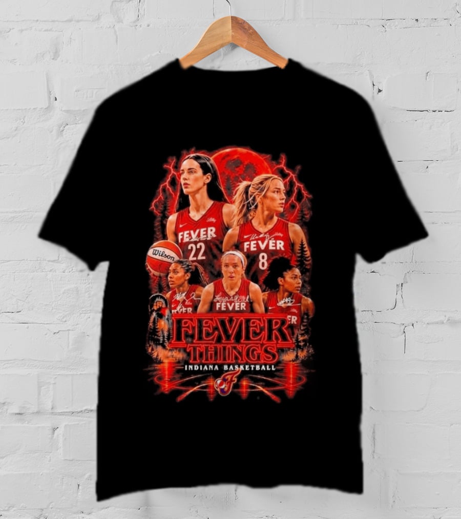 Fever Things Indiana Basketball Team Horror Wilson 22 8 T-Shirt