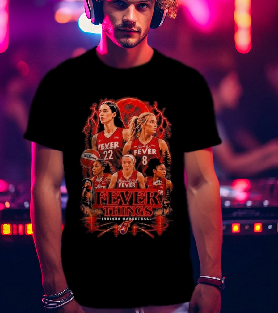 Fever Things Indiana Basketball Team Horror Wilson 22 8 T-Shirt