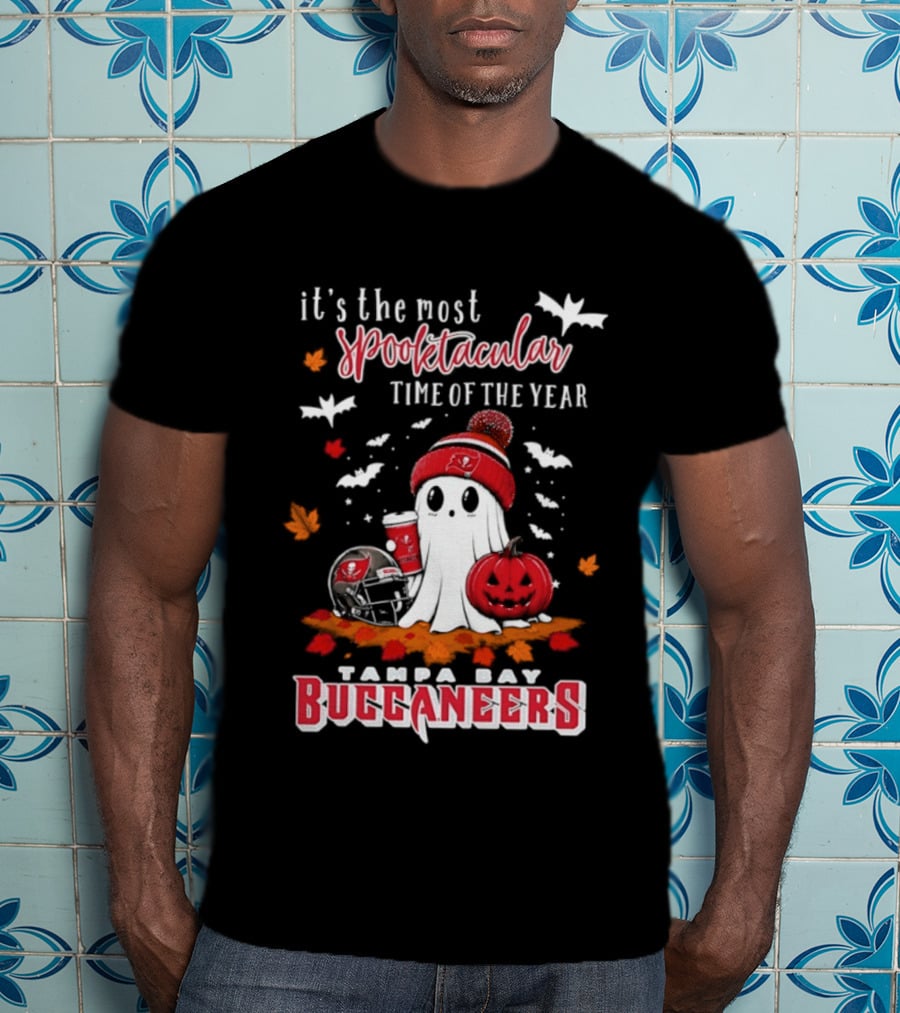 Tampa Bay Buccaneers Halloween Ghost 2026 Spooktacular Time Of The Year T-Shirt