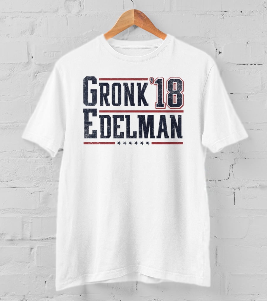 Gronk '18 Edelman New England Patriots Stars T-Shirt