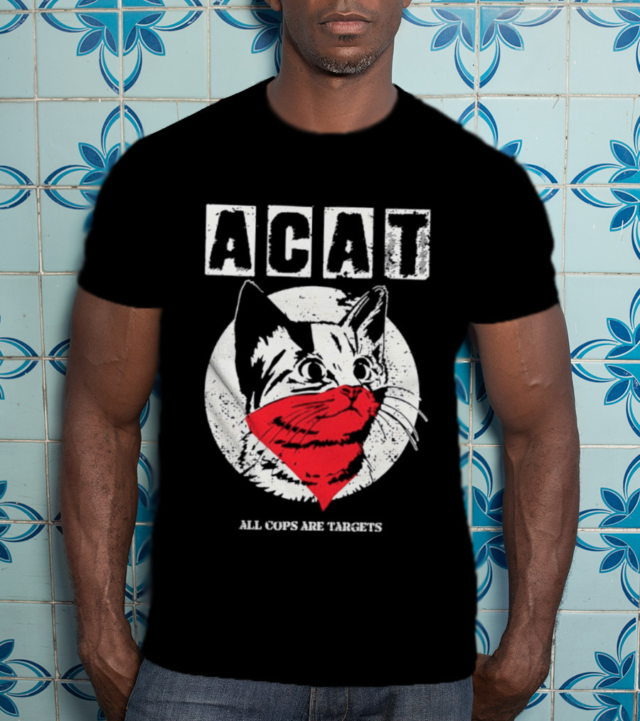ACAT All Cops Are Targets Cat Bandana T-Shirt