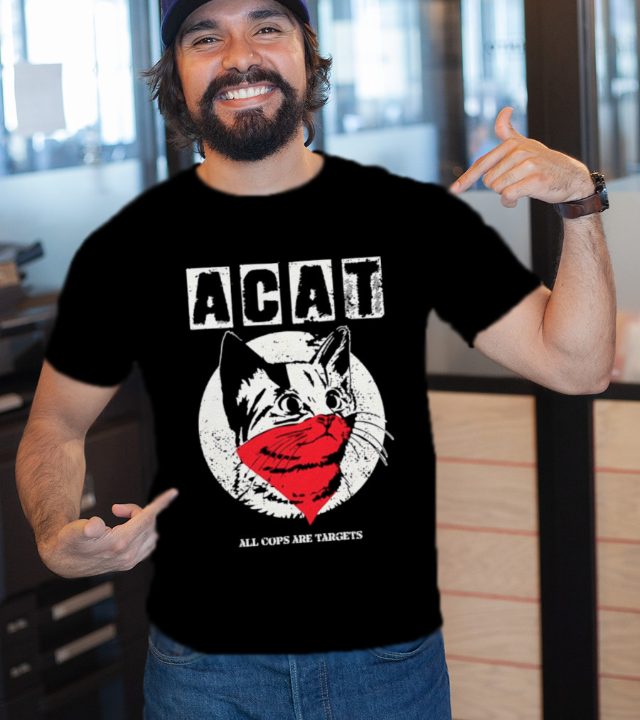 ACAT All Cops Are Targets Cat Bandana T-Shirt
