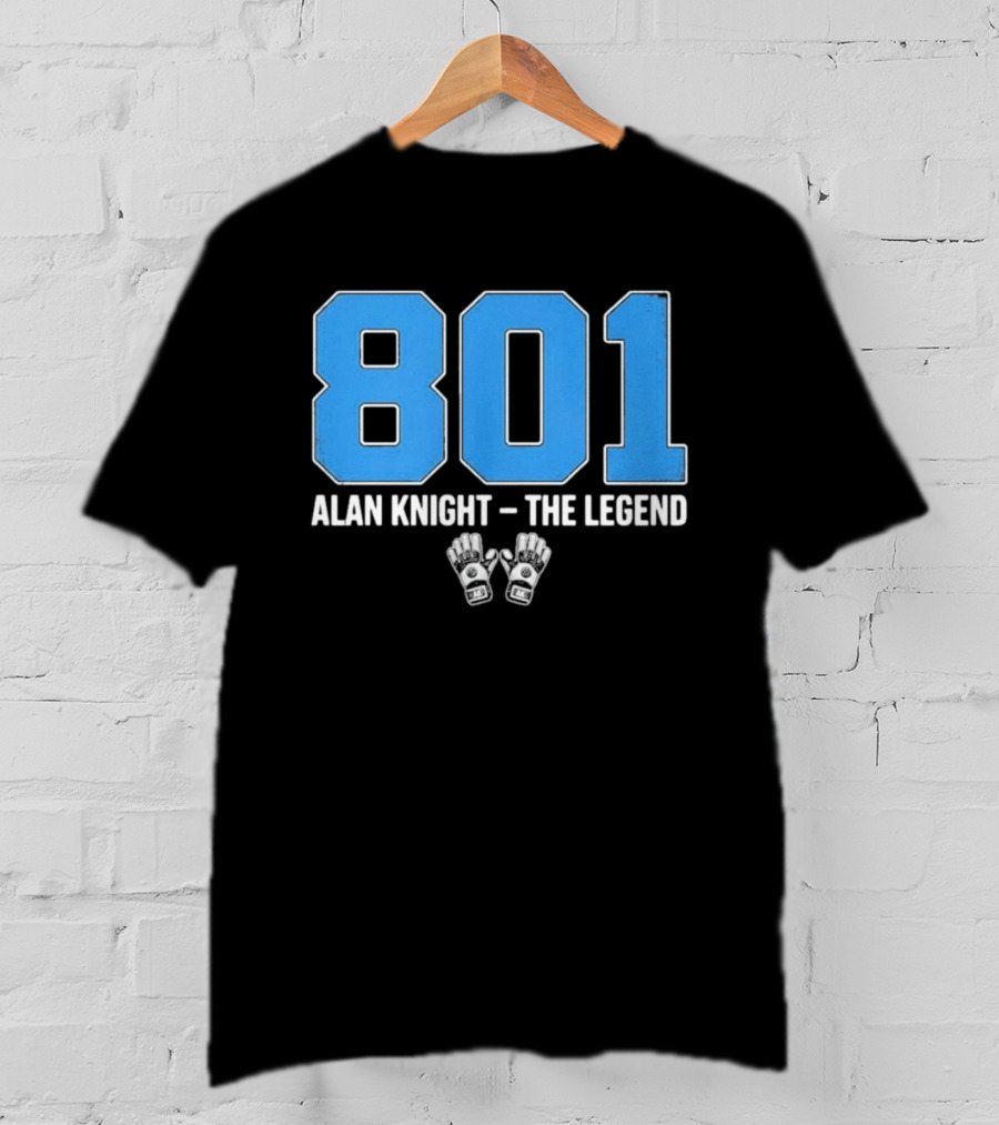801 Alan Knight The Legend With Iconic Goalie Gloves T-Shirt