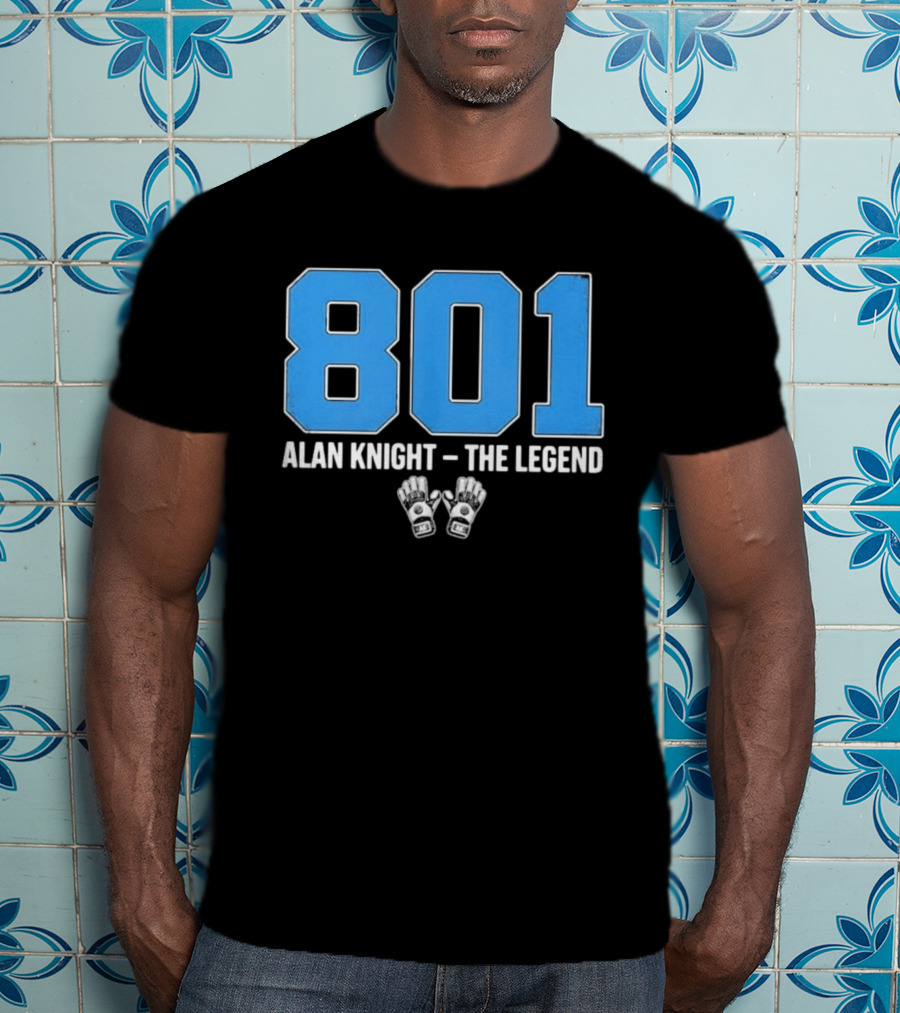 801 Alan Knight The Legend With Iconic Goalie Gloves T-Shirt