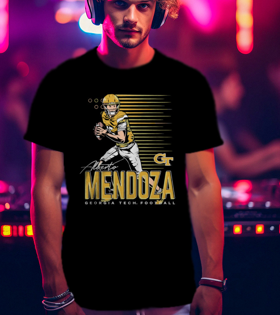 Alberto Mendoza Georgia Tech Football CT T-Shirt
