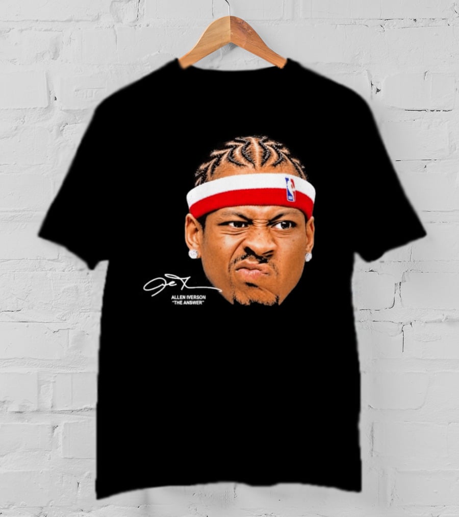 Allen Iverson The Answer NBA Headband T-Shirt
