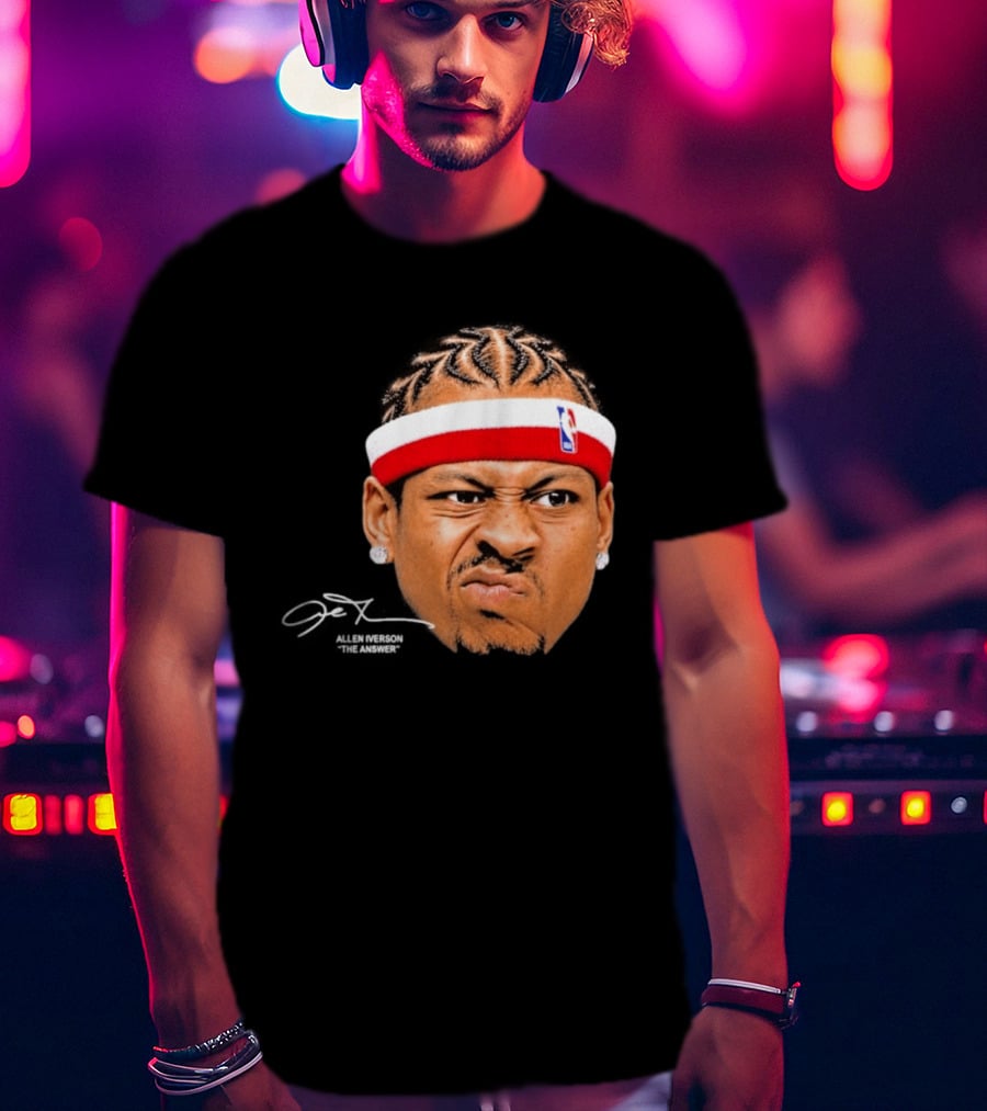 Allen Iverson The Answer NBA Headband T-Shirt