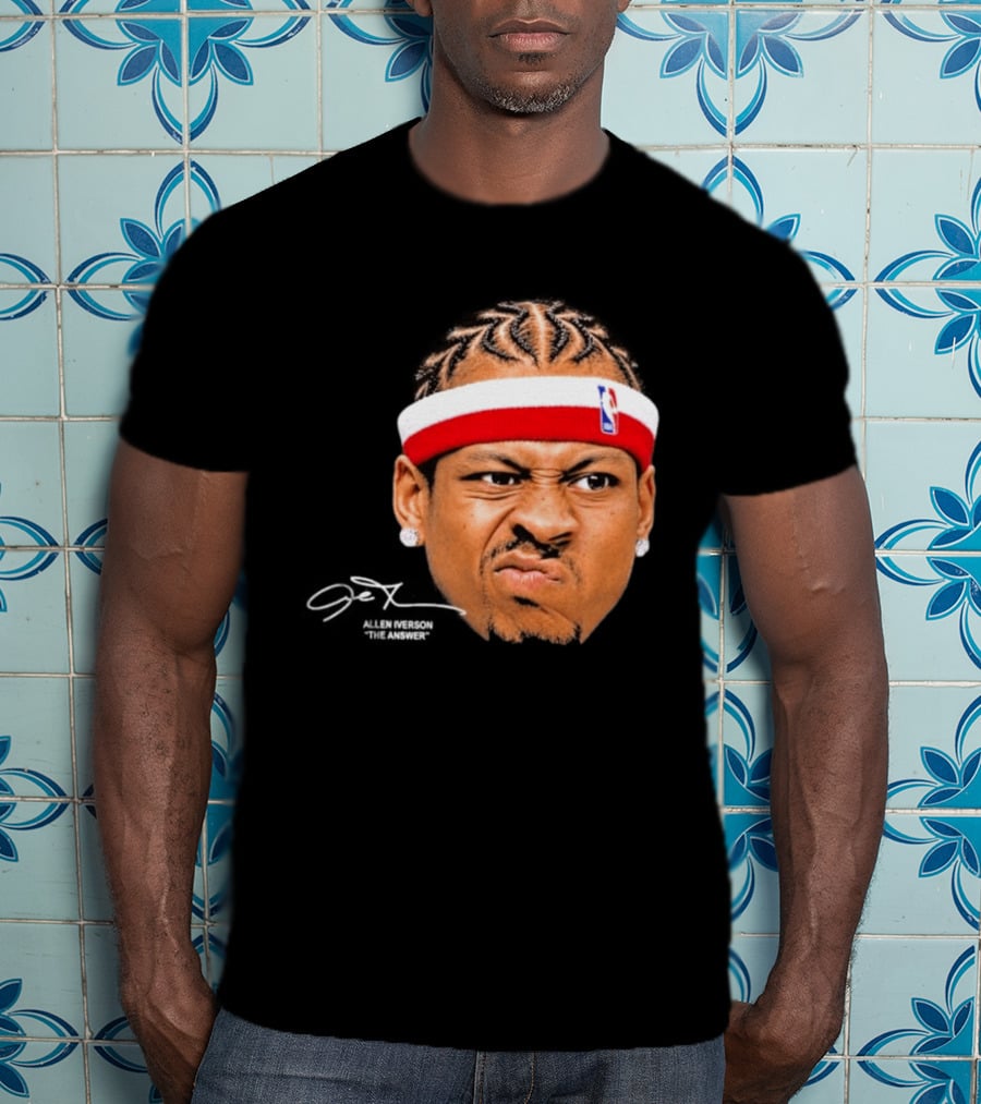 Allen Iverson The Answer NBA Headband T-Shirt