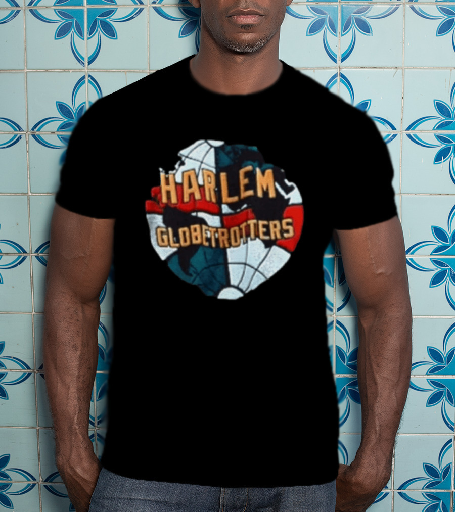 Harlem Globetrotters Basketball Globe T-Shirt