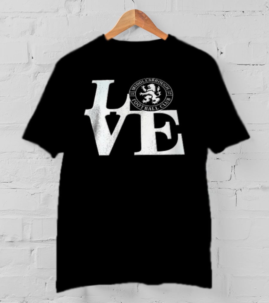 Middlesbrough Football Club Love Fan T-Shirt