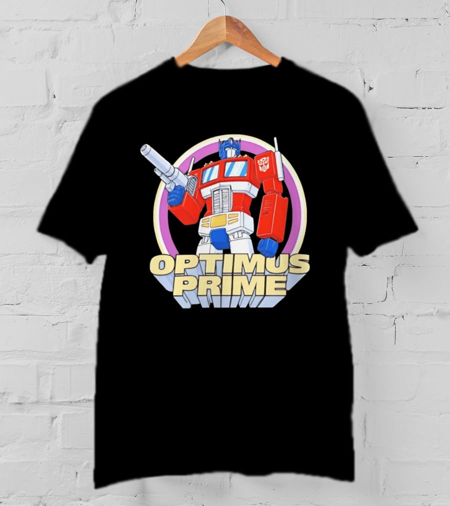 Optimus Prime Classic Animation Retro 80s T-Shirt