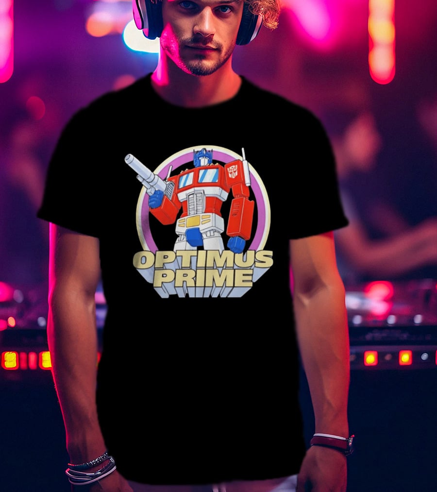 Optimus Prime Classic Animation Retro 80s T-Shirt