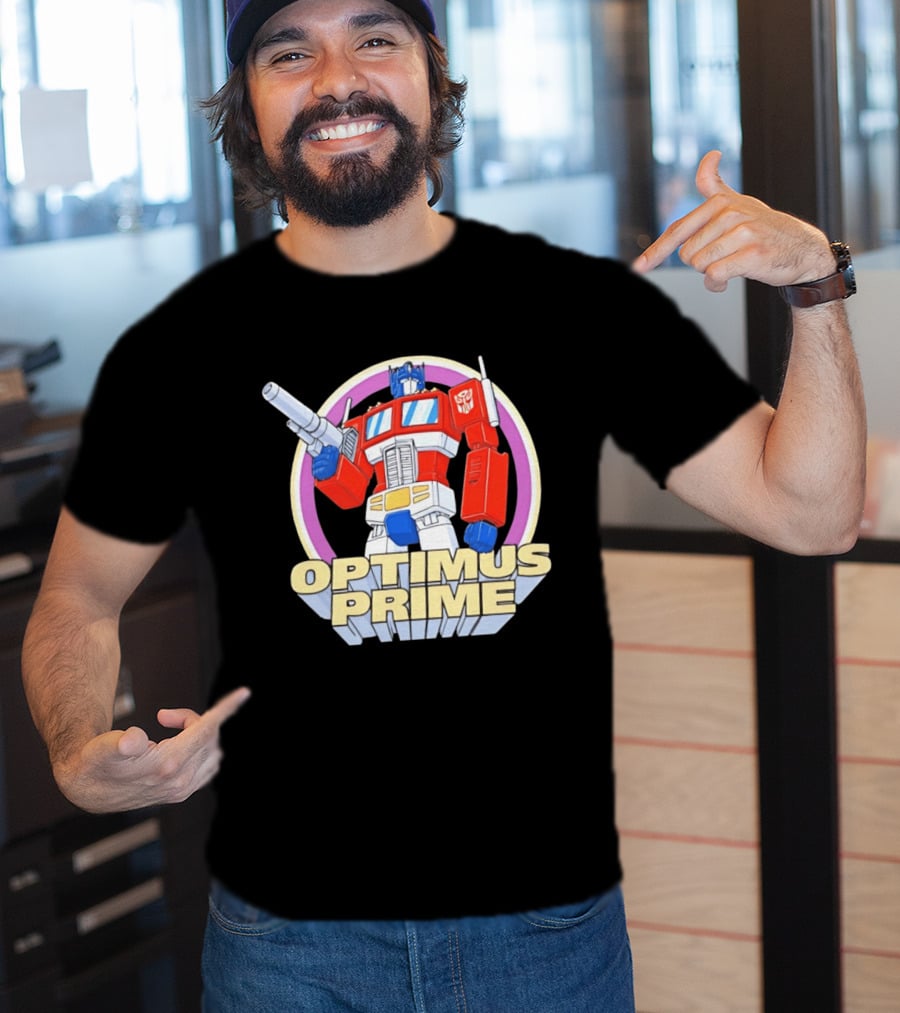 Optimus Prime Classic Animation Retro 80s T-Shirt