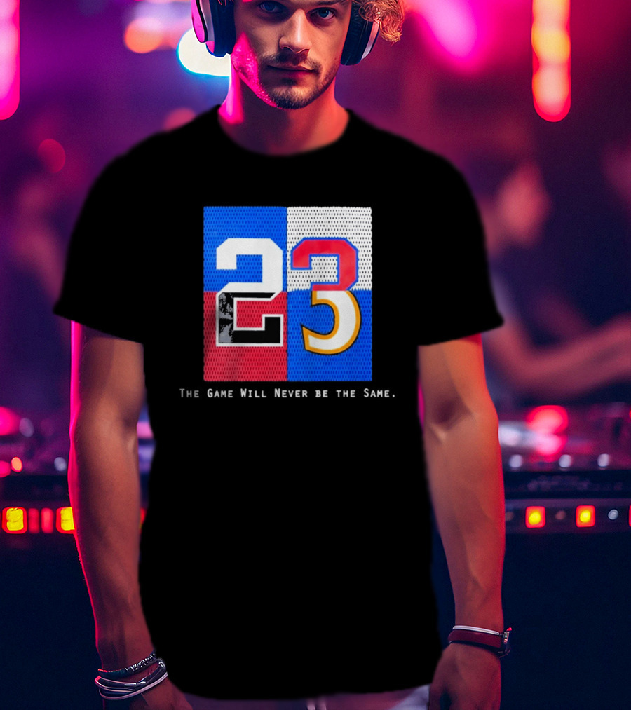 Shota Imanaga 23 The Game Will Never Be The Same Colorful Number Mashup T-Shirt