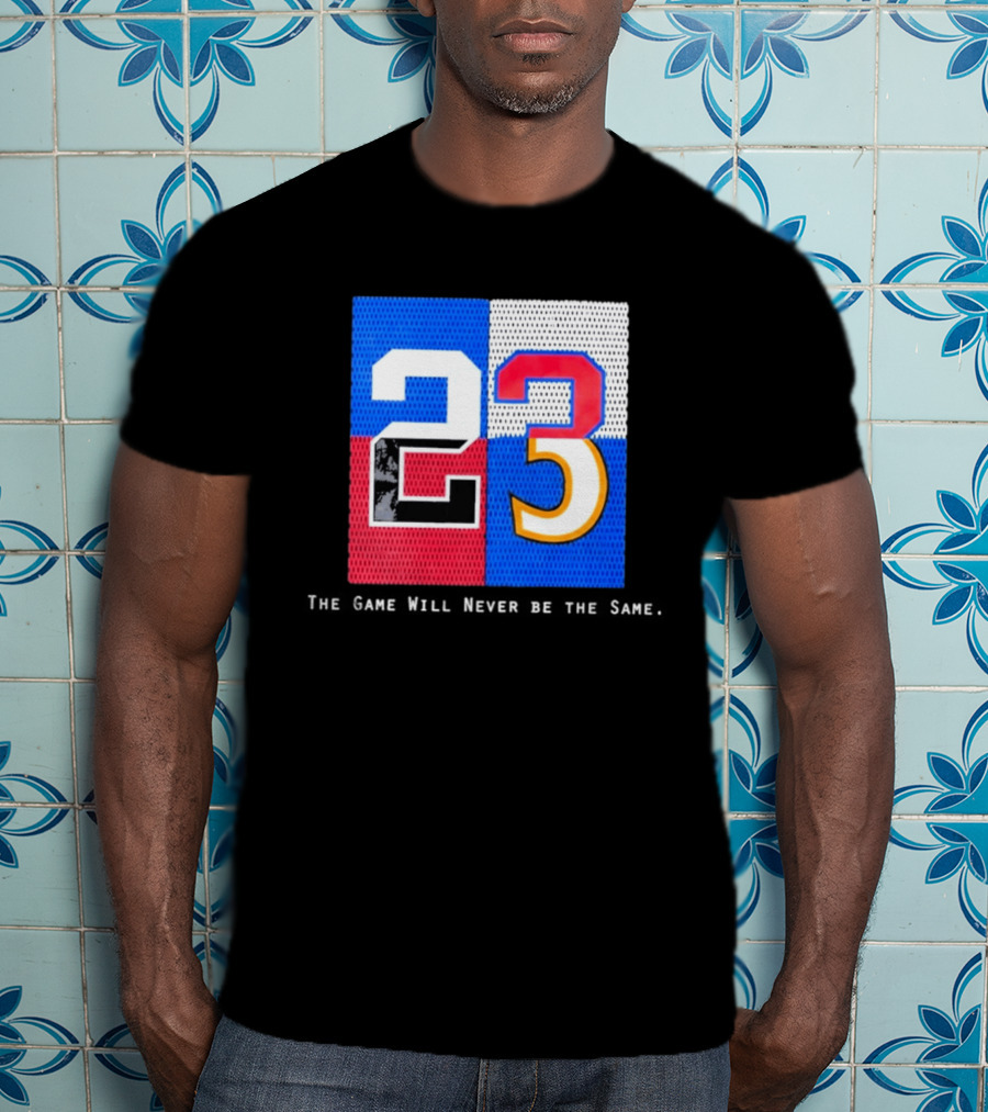 Shota Imanaga 23 The Game Will Never Be The Same Colorful Number Mashup T-Shirt