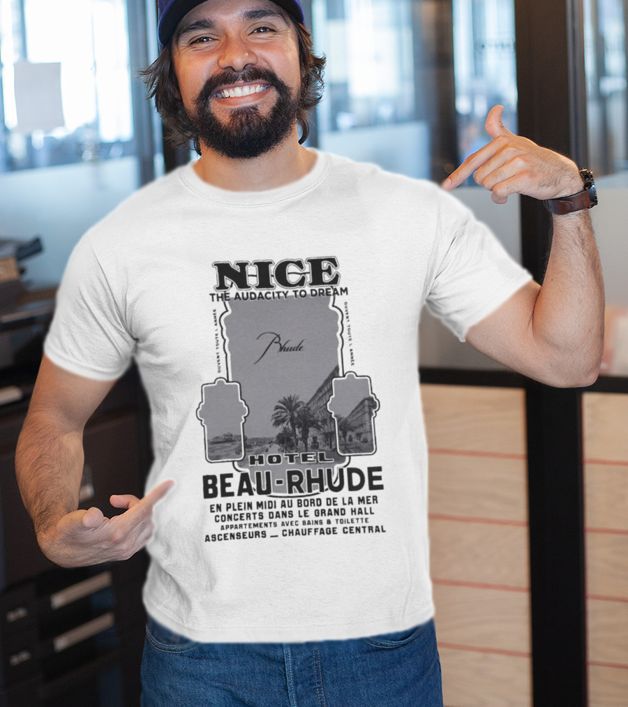 Hotel Beau RHUDE Nice The Audacity To Dream Concerts Dans Le Grand Hall T-Shirt