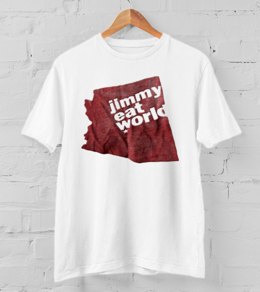 Jimmy Eat World State Of Arizona Tour Red Shape T-Shirt