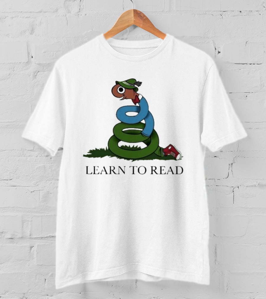 Learn To Read Alphabet Character With Hat And Sneakers T-Shirt
