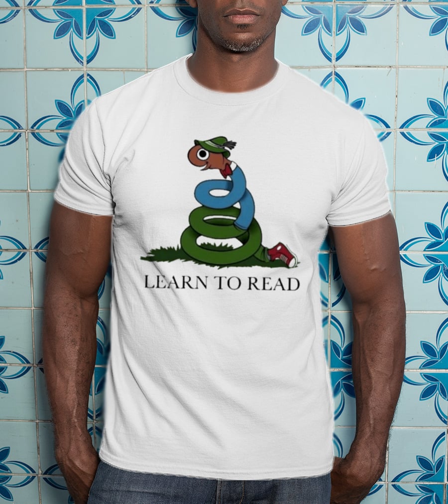 Learn To Read Alphabet Character With Hat And Sneakers T-Shirt