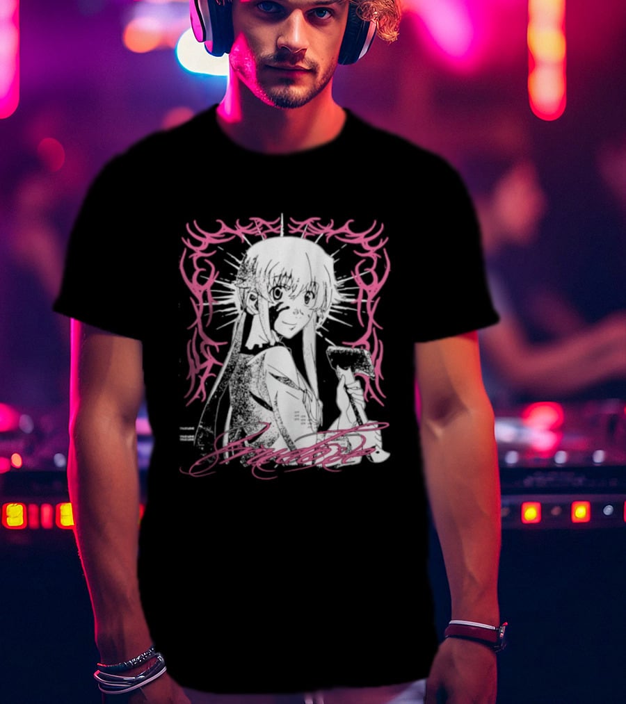 Awesome Yuno Gasai True Love Future Diary Anime Romantic Fan Favorite T-Shirt