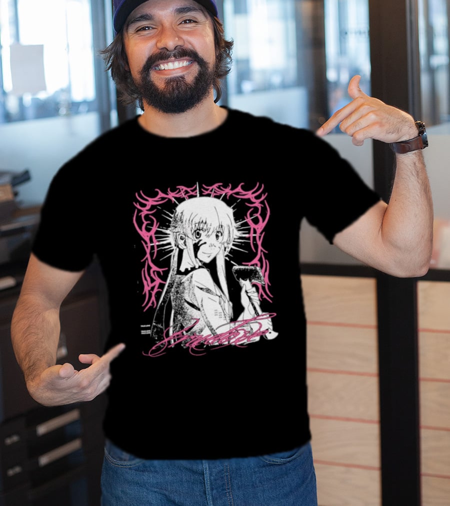 Awesome Yuno Gasai True Love Future Diary Anime Romantic Fan Favorite T-Shirt