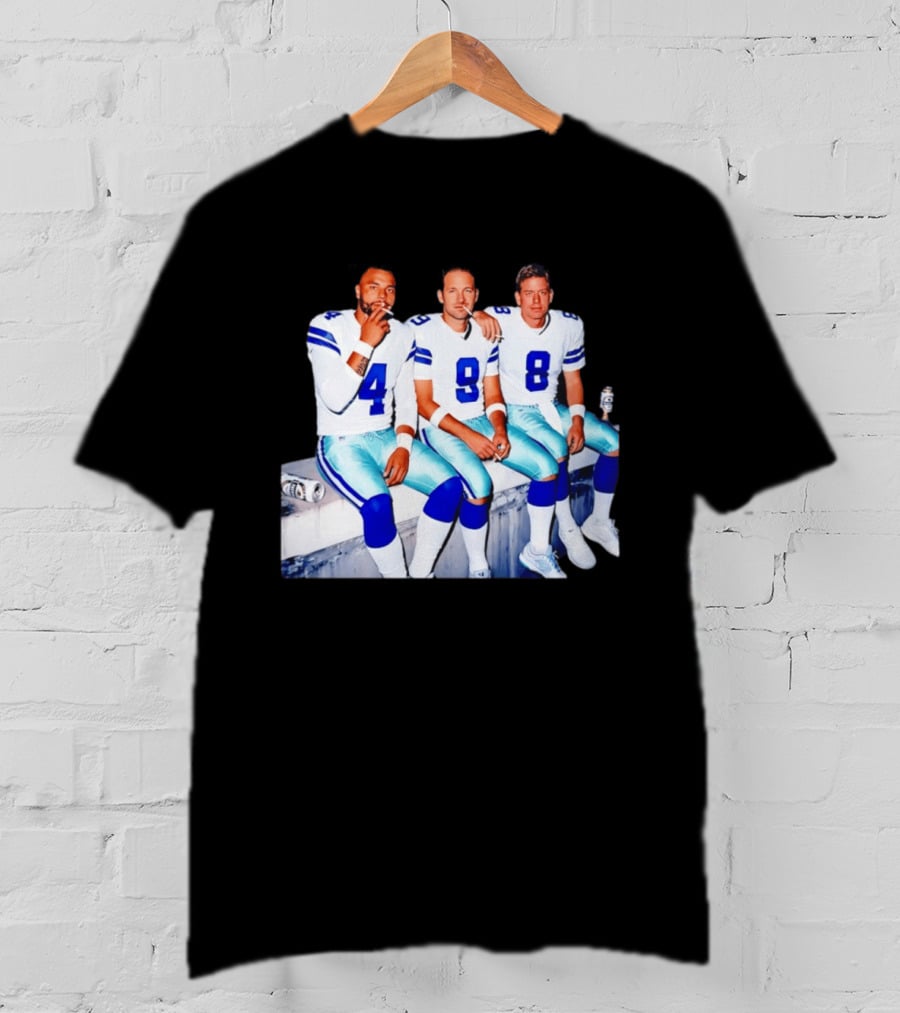 Klayton Adams Christian Parker Brandon Aubrey Dallas Cowboys Smoking Jerseys T-Shirt