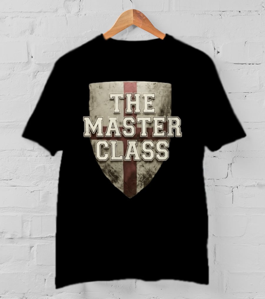 The Master Class Shield Emblem With Cross T-Shirt