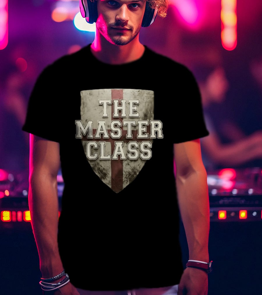 The Master Class Shield Emblem With Cross T-Shirt