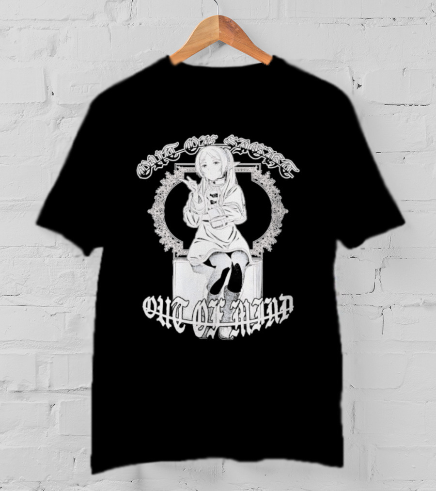 Frieren Out Of Sight Out Of Mind Anime Character Pose T-Shirt