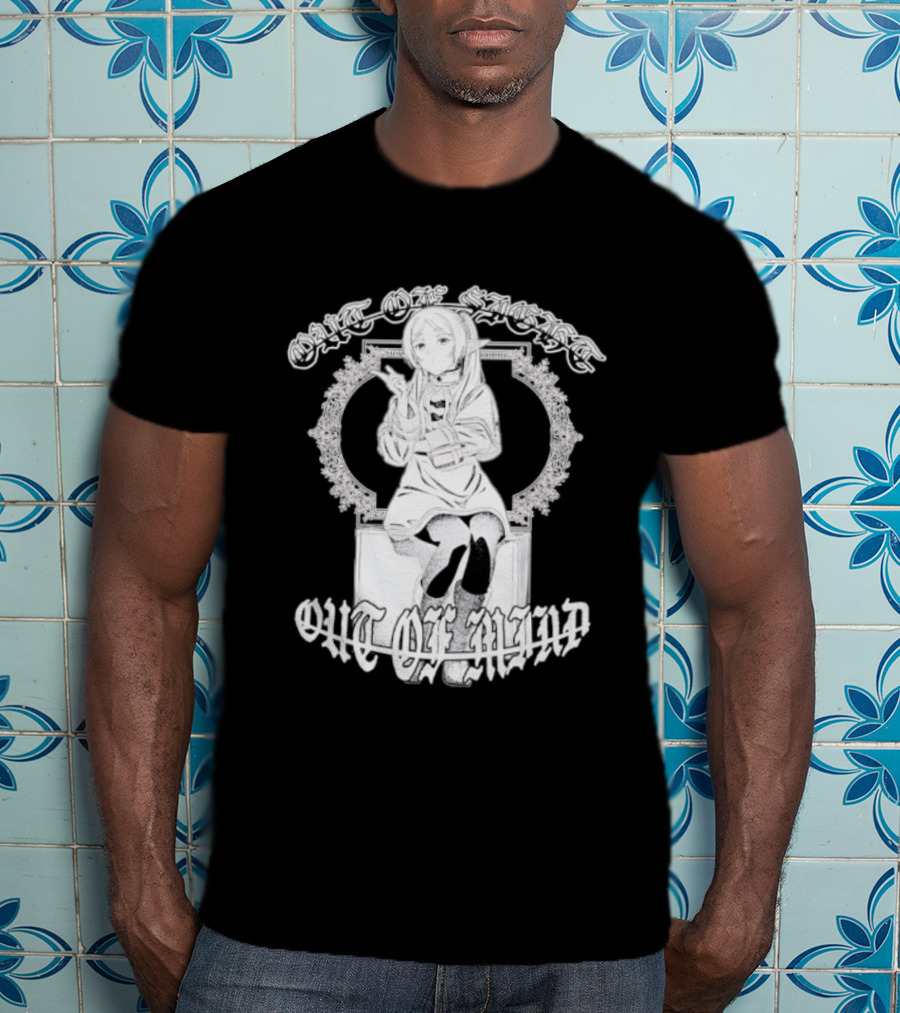 Frieren Out Of Sight Out Of Mind Anime Character Pose T-Shirt