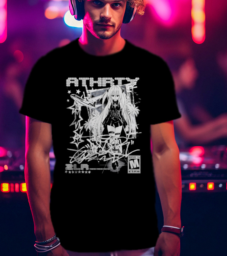 Athaty Zlr Mature 17+ Anime Girl Golden Darkness Forever T-Shirt