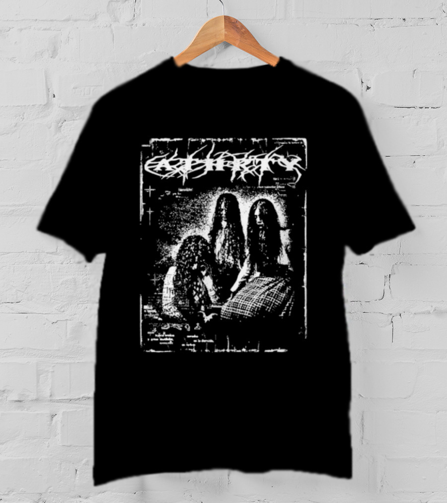 Heresy Black Metal Band Dark Religious T-Shirt
