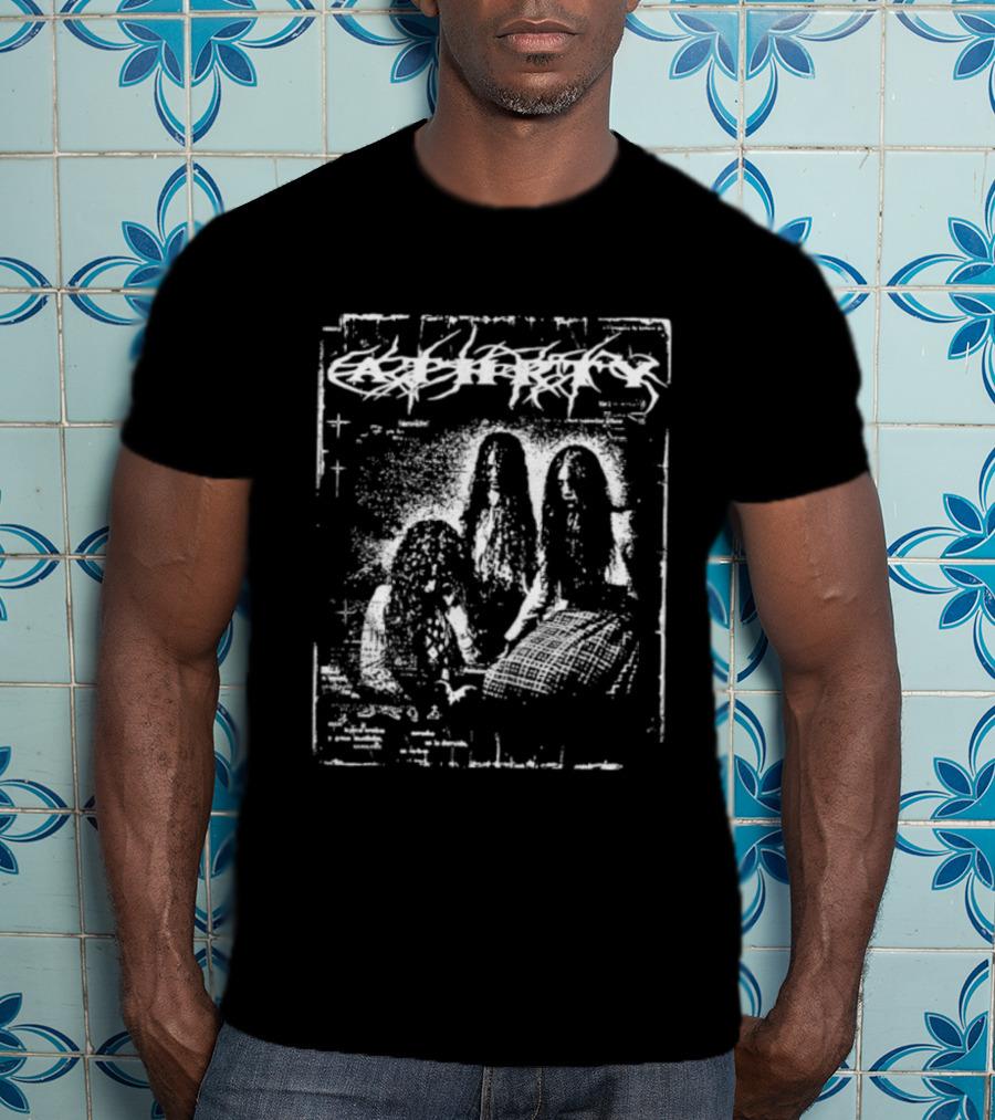 Heresy Black Metal Band Dark Religious T-Shirt