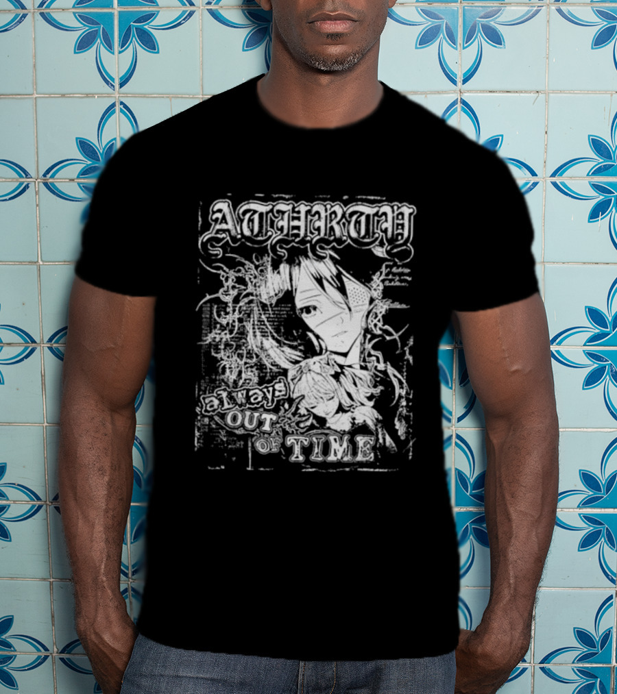Atharty Always Out Of Time Anime Girl T-Shirt