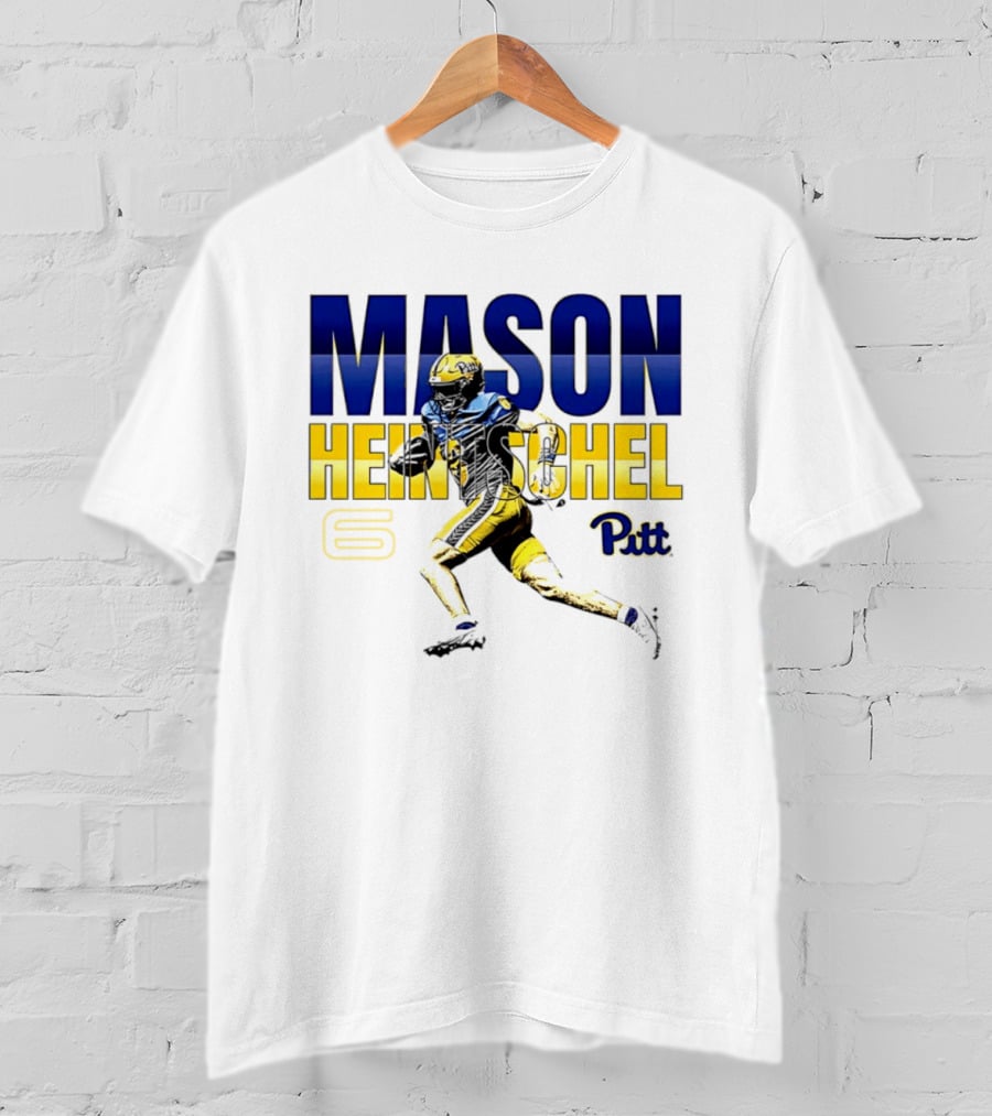 Mason Heintschel Pitt Panthers Football Number 6 T-Shirt