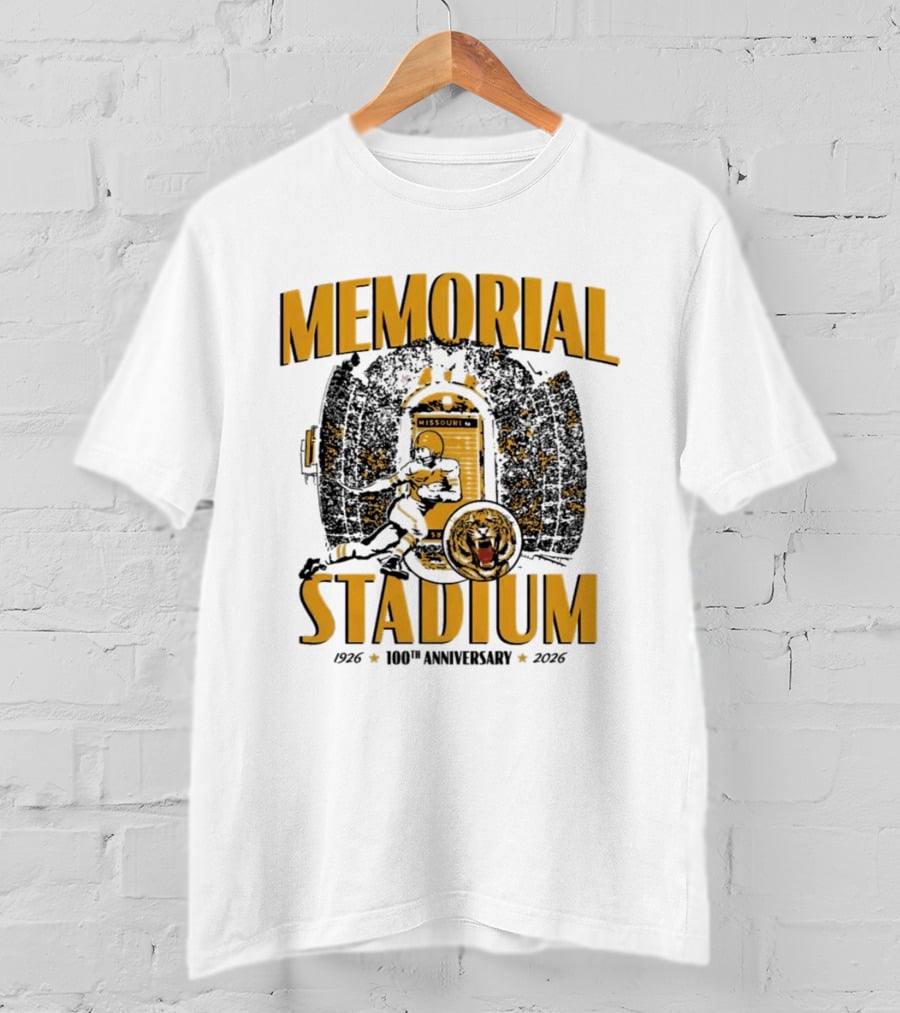 Memorial Stadium Missouri Tigers Football 100th Anniversary 1916 2016 T-Shirt