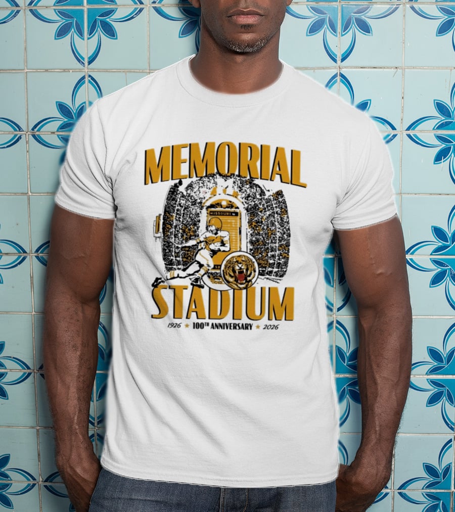 Memorial Stadium Missouri Tigers Football 100th Anniversary 1916 2016 T-Shirt