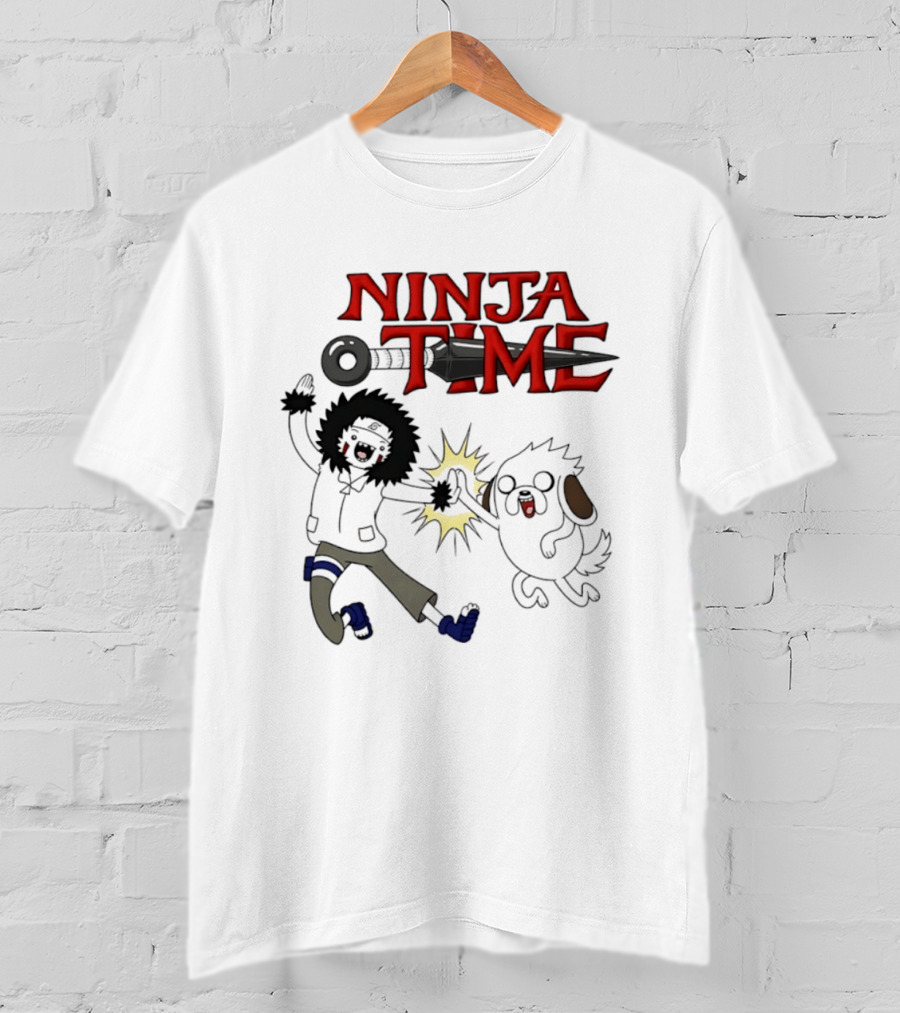 Ninja Time Kiba Inuzuka And Akamaru High Five Adventure T-Shirt